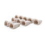 Nanocable Funda Sujetacables RJ-45, Gris, 10 unidades